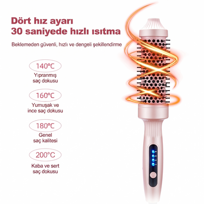 SWAY Pro-Styling 4 Kademe Isı Ayarlı Seramik Isıtmalı Akıllı Saç Şekillendirici Tarak